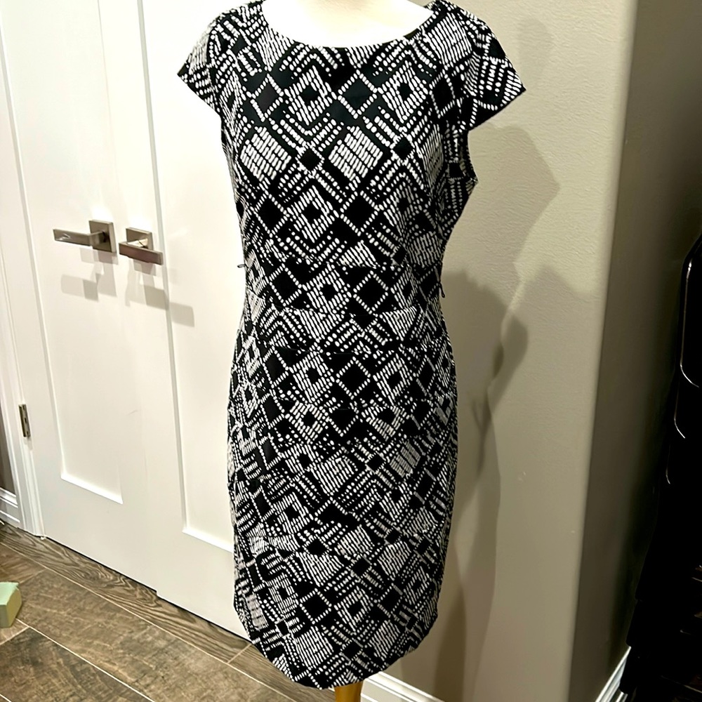 Black and white dress